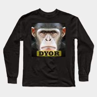 DYOR Planet Monkey Apes Animals Long Sleeve T-Shirt